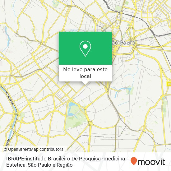 IBRAPE-institudo Brasileiro De Pesquisa -medicina Estetica mapa
