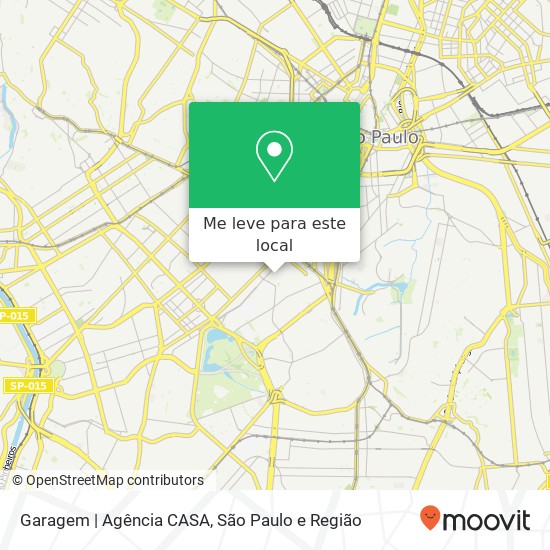 Garagem | Agência CASA mapa