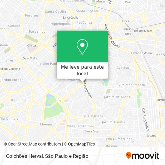 Colchões Herval mapa