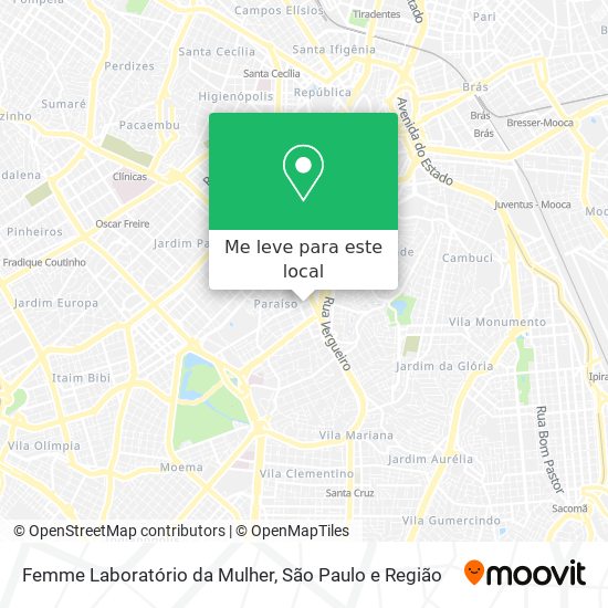 Femme Laboratório da Mulher mapa