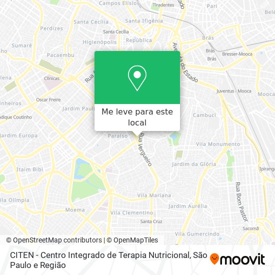 CITEN - Centro Integrado de Terapia Nutricional mapa
