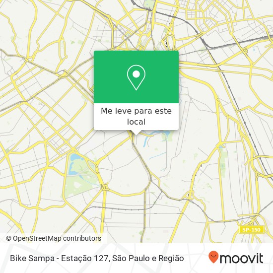 Bike Sampa - Estação 127 mapa