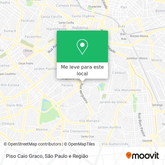 Piso Caio Graco mapa