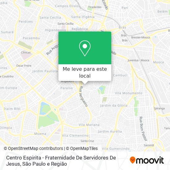 Centro Espirita - Fraternidade De Servidores De Jesus mapa