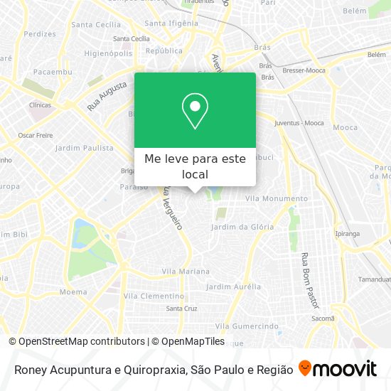Roney Acupuntura e Quiropraxia mapa