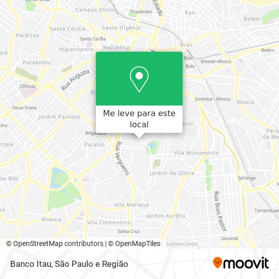 Banco Itau mapa