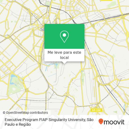 Executive Program FIAP Singularity University mapa