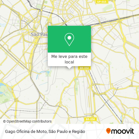 Gago Oficina de Moto mapa