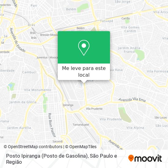Posto Ipiranga (Posto de Gasolina) mapa