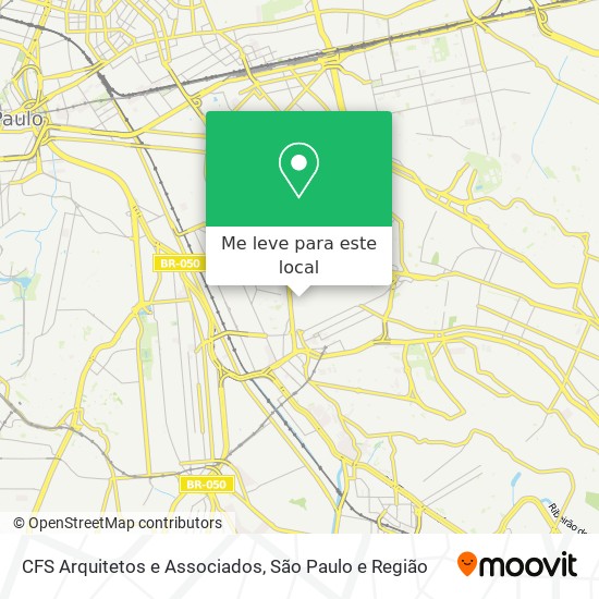 CFS Arquitetos e Associados mapa