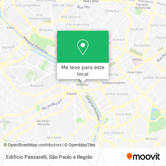 Edifício Passarelli mapa