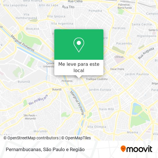Pernambucanas mapa
