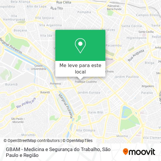 GBAM - Medicina e Segurança do Trabalho mapa