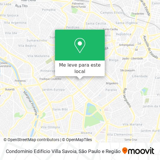 Condomínio Edifício Villa Savoia mapa