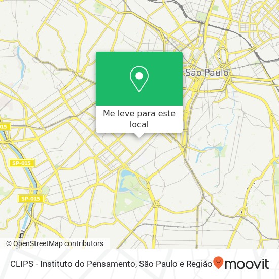 CLIPS - Instituto do Pensamento mapa