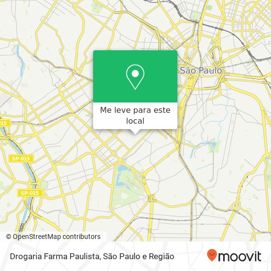 Drogaria Farma Paulista mapa