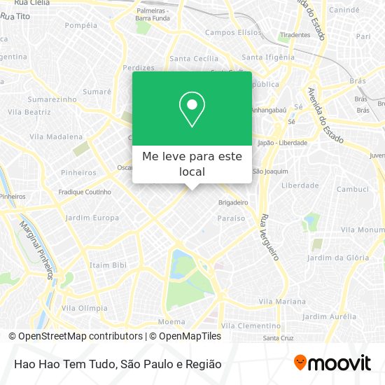 Hao Hao Tem Tudo mapa