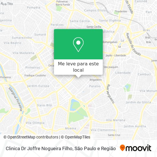 Clinica Dr Joffre Nogueira Filho mapa