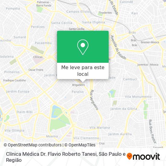 Clínica Médica Dr. Flavio Roberto Tanesi mapa