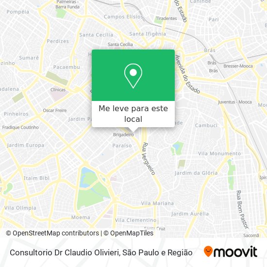 Consultorio Dr Claudio Olivieri mapa