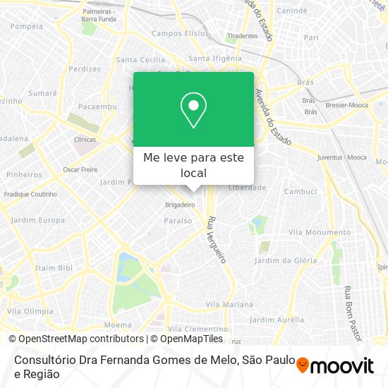 Consultório Dra Fernanda Gomes de Melo mapa