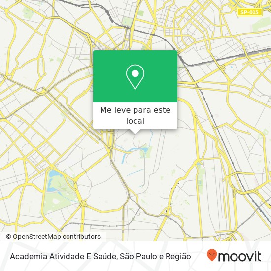 Academia Atividade E Saúde mapa