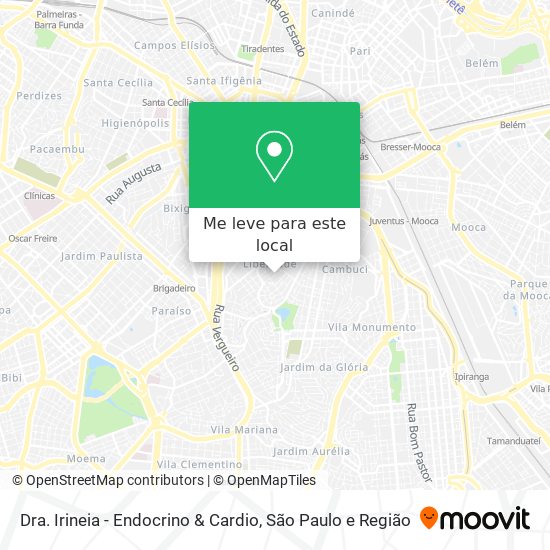 Dra. Irineia - Endocrino & Cardio mapa