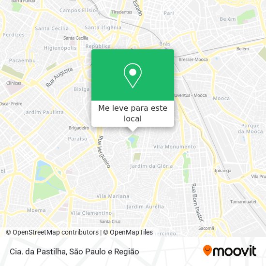 Cia. da Pastilha mapa