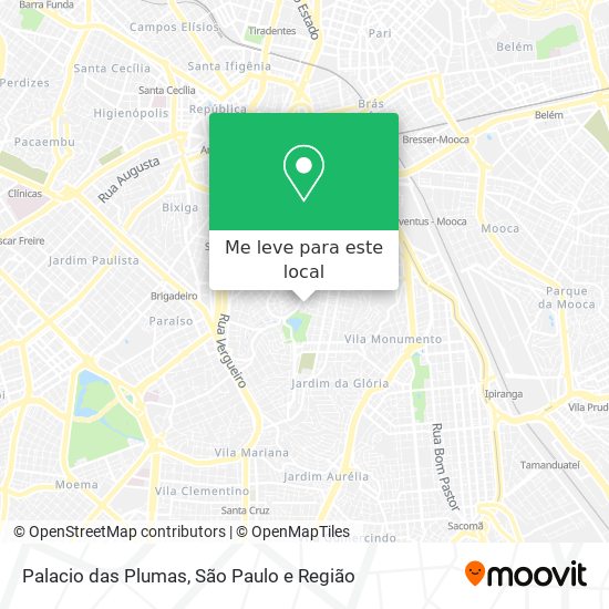 Palacio das Plumas mapa