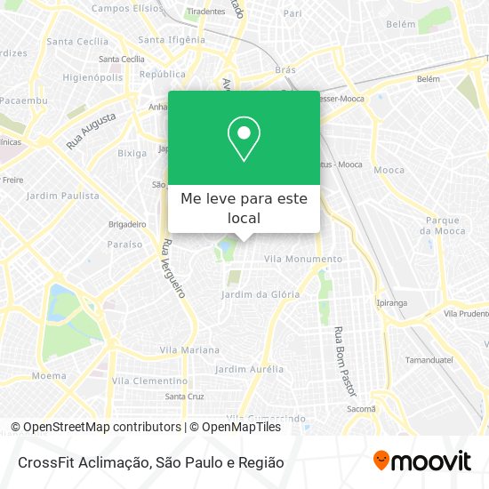 CrossFit Aclimação mapa