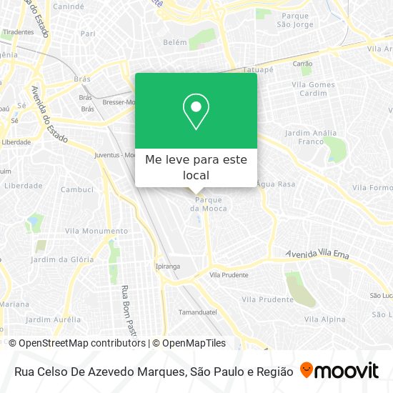 Rua Celso De Azevedo Marques mapa