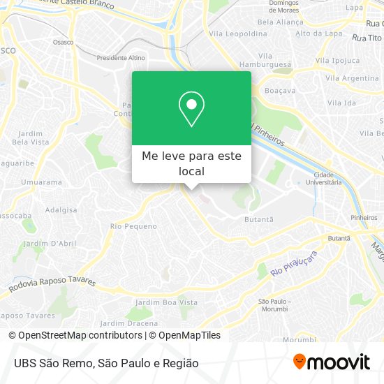 UBS São Remo mapa