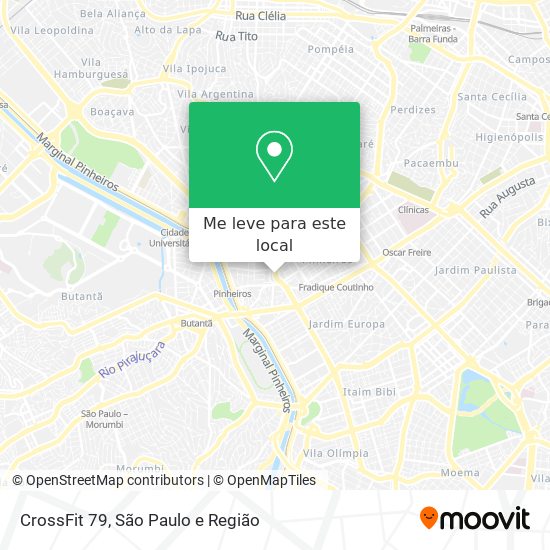 CrossFit 79 mapa