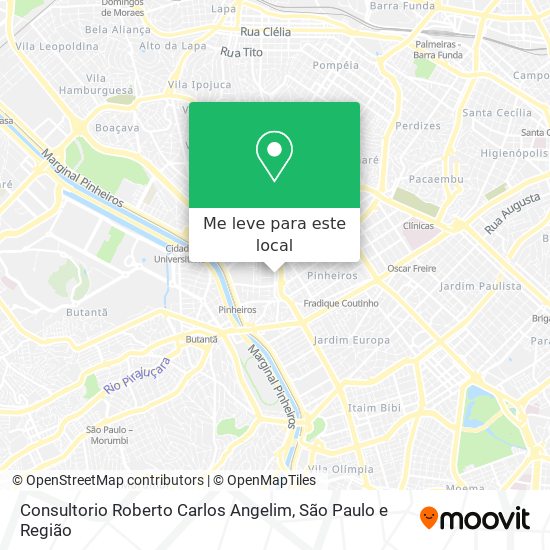 Consultorio Roberto Carlos Angelim mapa