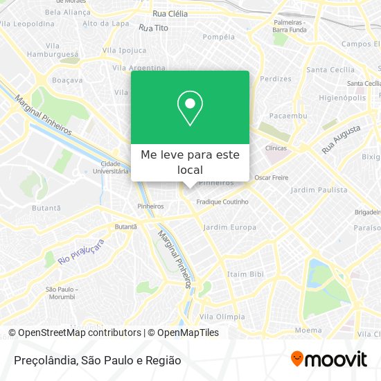 Preçolândia mapa