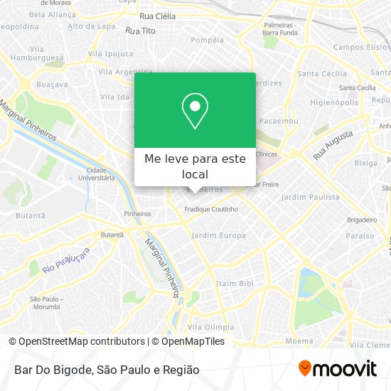 Bar Do Bigode mapa