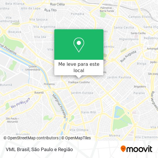 VML Brasil mapa