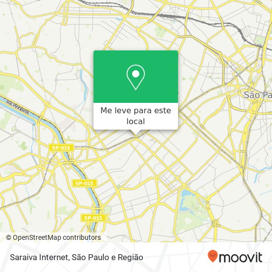 Saraiva Internet mapa