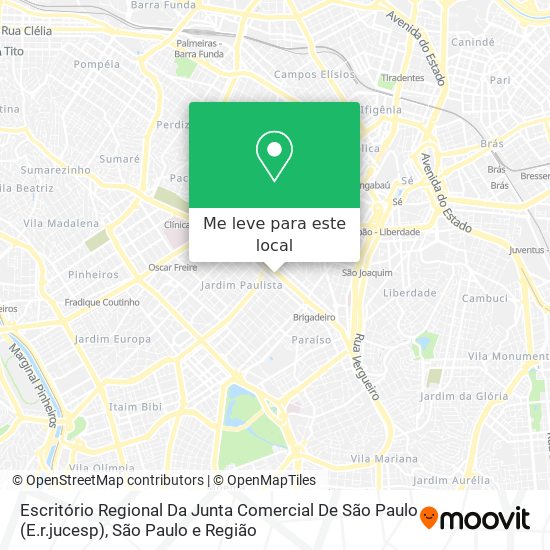 Escritório Regional Da Junta Comercial De São Paulo (E.r.jucesp) mapa