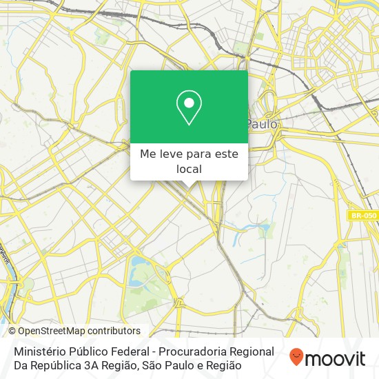 Ministério Público Federal - Procuradoria Regional Da República 3A Região mapa