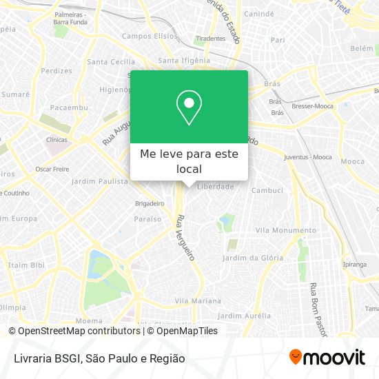 Livraria BSGI mapa