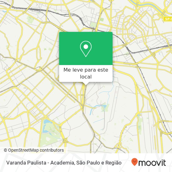 Varanda Paulista - Academia mapa