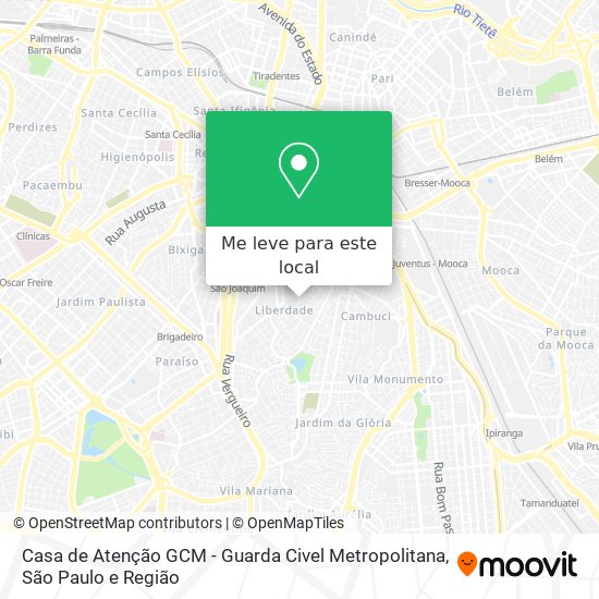 Casa de Atenção GCM - Guarda Civel Metropolitana mapa