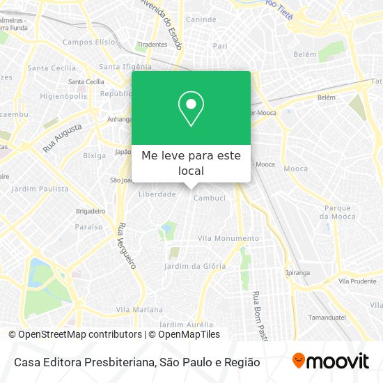 Casa Editora Presbiteriana mapa
