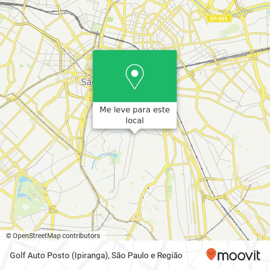 Golf Auto Posto (Ipiranga) mapa