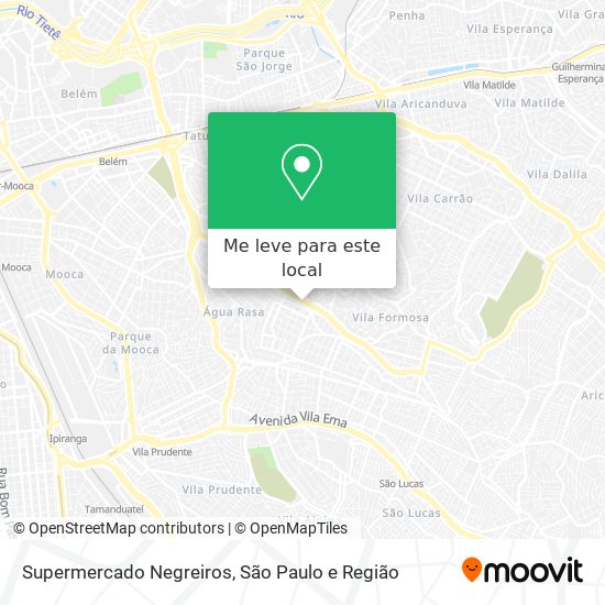 Supermercado Negreiros mapa