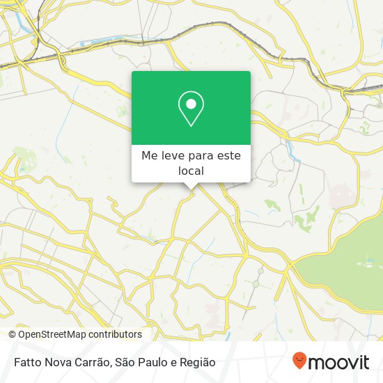 Fatto Nova Carrão mapa