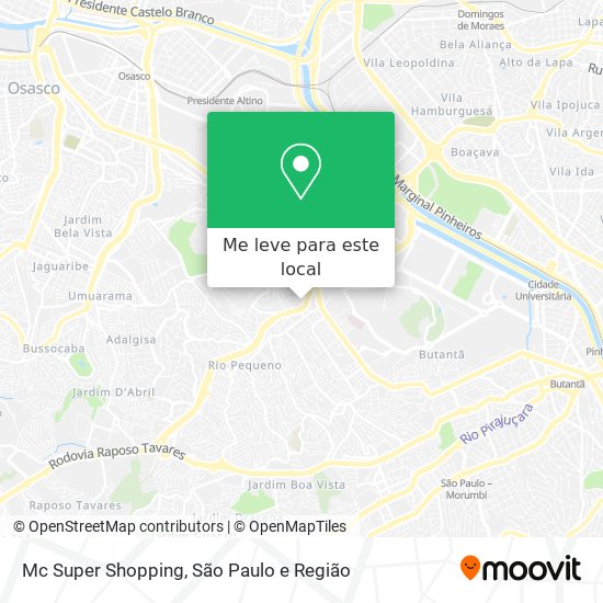 Mc Super Shopping mapa