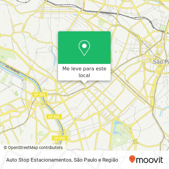 Auto Stop Estacionamentos mapa