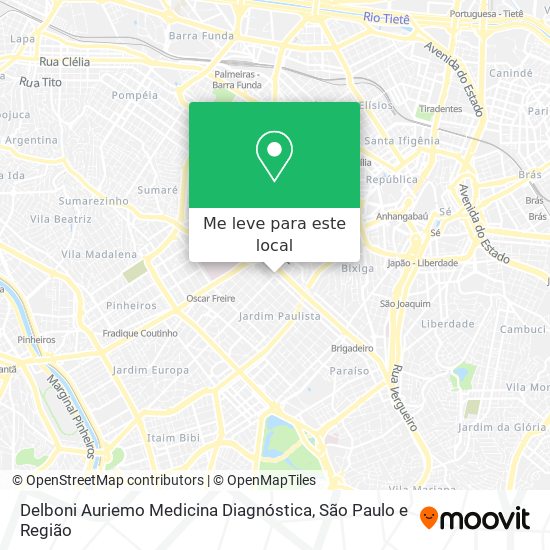 Delboni Auriemo Medicina Diagnóstica mapa